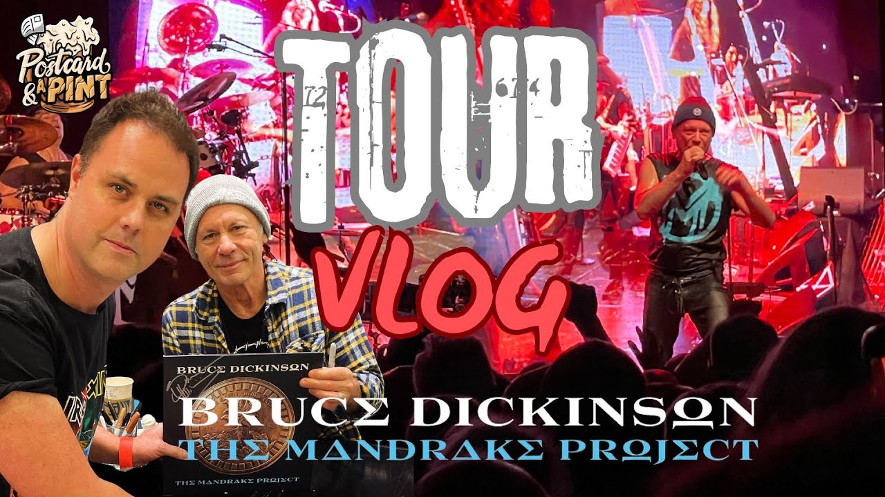 Bruce Dickinson Mandrake Project Tour Vlog - Manchester Academy UK