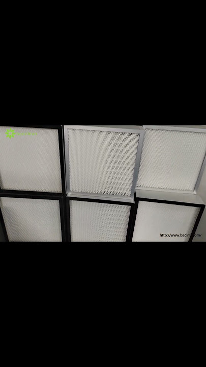 mini-pleat hepa filter/Non-walled HEPA Filter/Non-partitioned HEPA Filter/ #airfilter