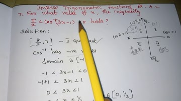 12th MATHS INVERSE TRIGONOMETRIC FUNCTIONS EXERCISE 4.2 7&8th sum