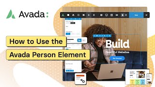 How to Use the Avada Person Element