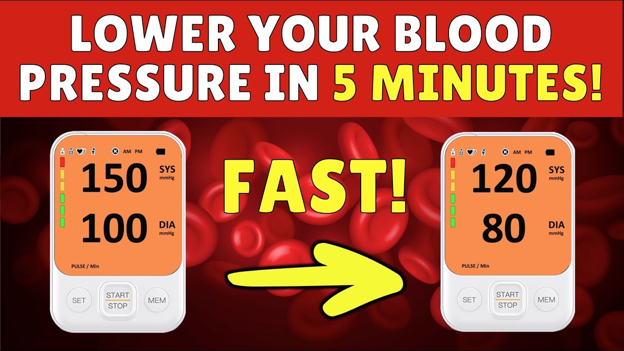 how to lower blood pressure in minutes youtube pulzus érték