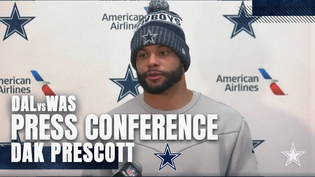 Dak Prescott Postgame Week 14 | #DALvsWAS | Dallas Cowboys 2021