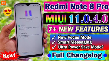 Redmi Note 8 Pro New MIUI 11.0.4.0 Stable Update Rolling Out | 7+ New Features | Redmi Note 8 Pro