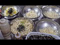 역대급 가성비?! 망원시장 2,500원 칼국수, 콩나물 비빔밥, 수제비, 만두국,냉면  l Traditional Korean Noodles Making – Street Food