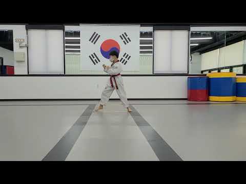 KBS스포츠예술과학원 온라인태권도대회 (공인품새 초등 2학년부 태극 3장 서은원)