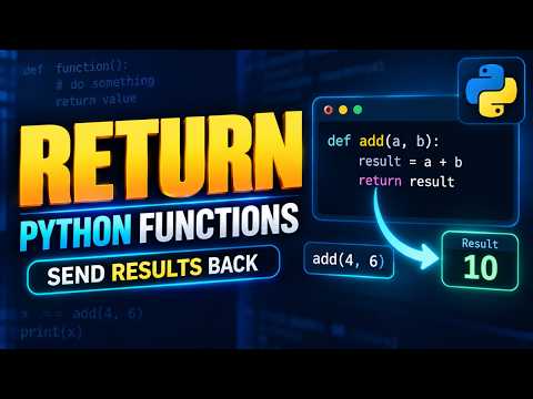 Python Return Statement Explained | Return Values in Functions