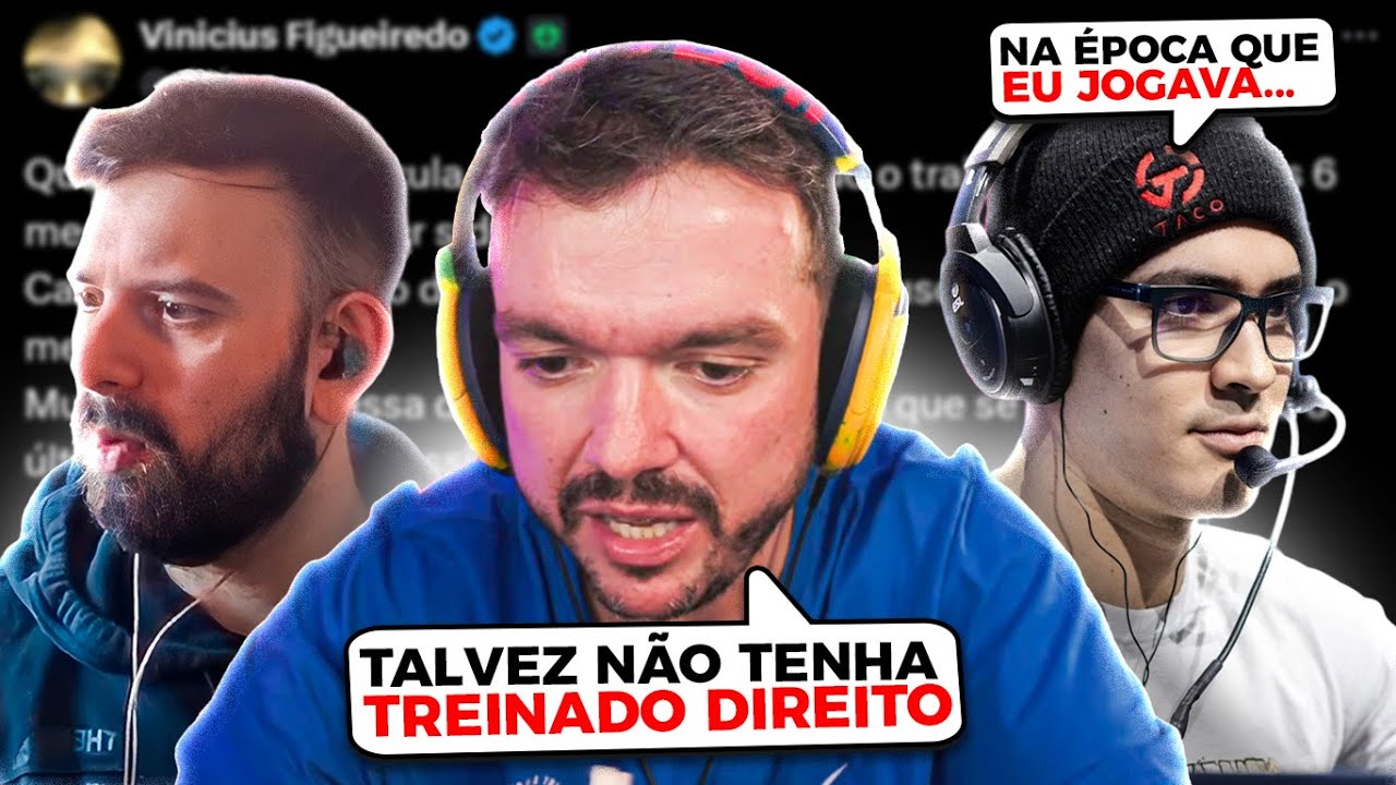 GAULES, MICHEL e TACO FALAM SOBRE O TWEET DO VINI APOS ELIMINAÇÃO DO MAJOR!