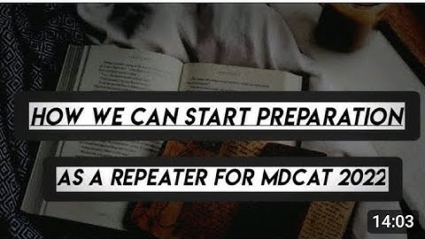 How we can start preparation as a Repeater || Preparation tips|| Mdcat 2022