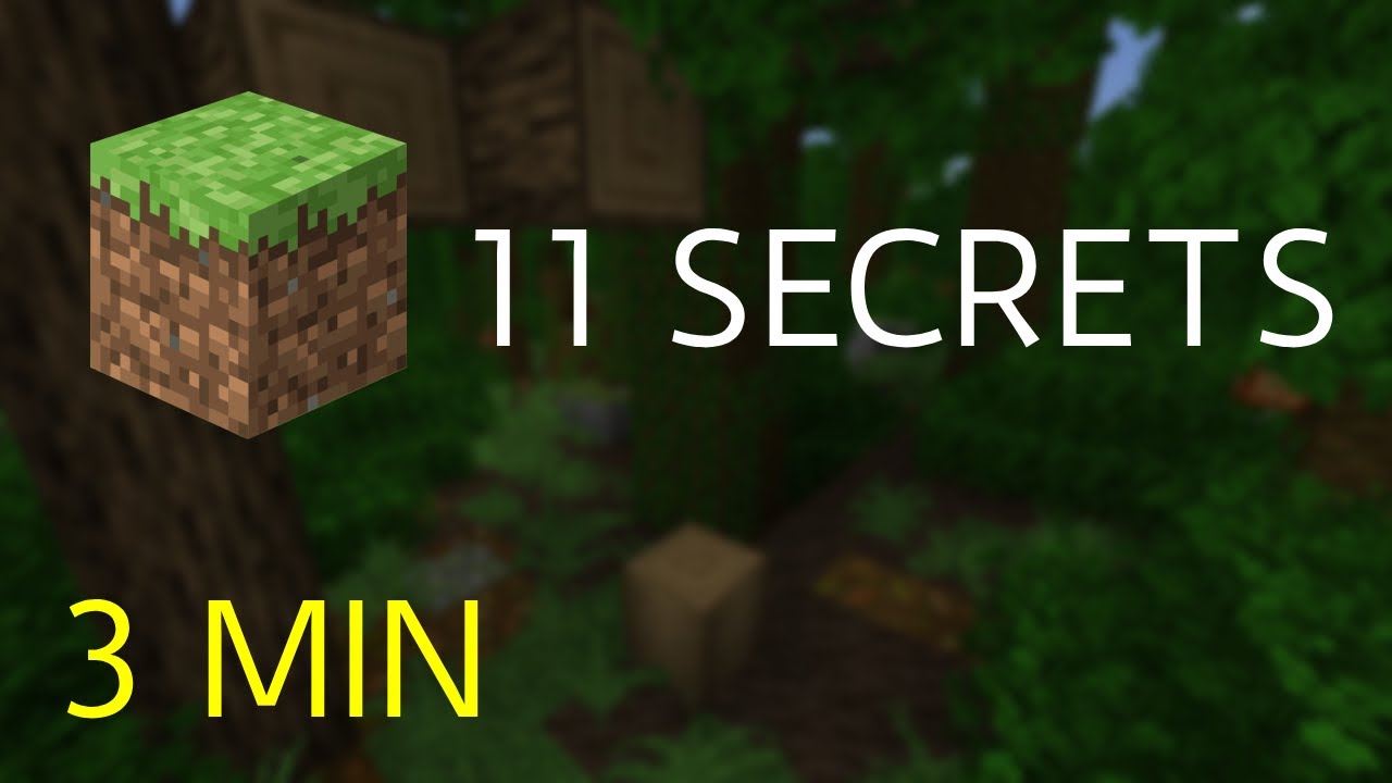 11 Minecraft Secrets Most People Don’t Know About