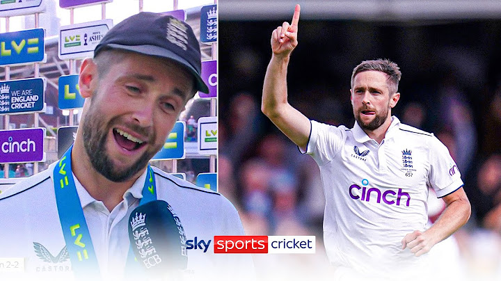 19 wickets in 6 innings! 🔥 Chris Woakes reacts to winning Ashes Player of the Series!