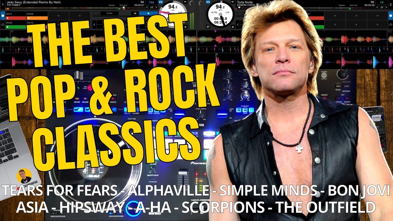 THE BEST POP & ROCK CLASSICS 80's & 90's | TEARS FOR FEARS, A-HA, BON ...