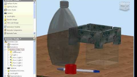 Inventor Animation - Apply Lighting Style