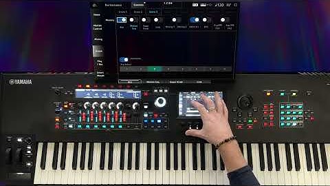 Using scenes to switch keyboard control, arpeggios and more with Yamaha MONTAGE M / MODX M