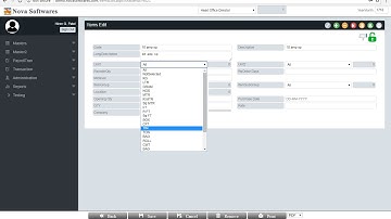 How to Add,Edit item in item Master in Erp System 06