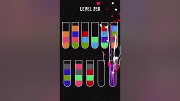 Water sort puzzle game Level 358