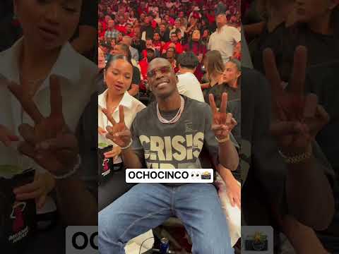 Chad Johnson in the building for Miami Heat vs Minnesota Timberwolves