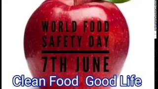 World Food Safety Day 2020/ 7June