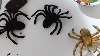 Coloring My Spiders Gold