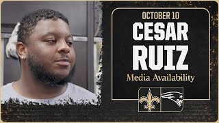 Cesar Ruiz on recovery from injury, explosive plays | New Orleans Saints
