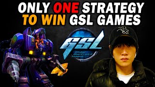 YOU NEEDED ONLY ONE STRATEGY to win in GSL - StarCraft 2 BitByBit story