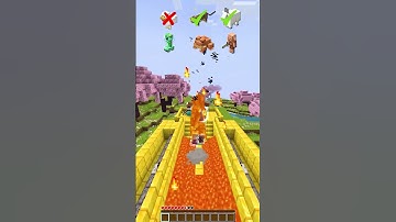 Minecraft MOBS vs LAVA..... #minecraft #shorts