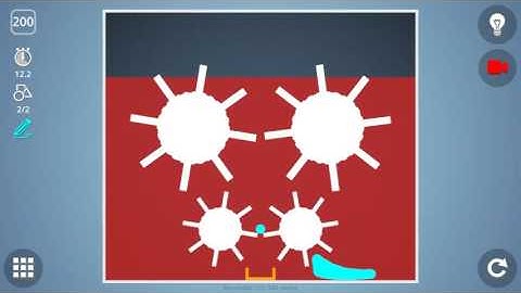 Check out how I solved level 200 in Brain It On! #BrainItOn