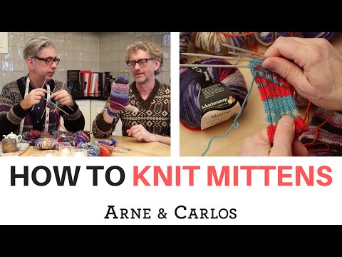 Video: How To Knit Double Mittens