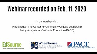 Linking High School and College: What’s next for dual enrollment in California