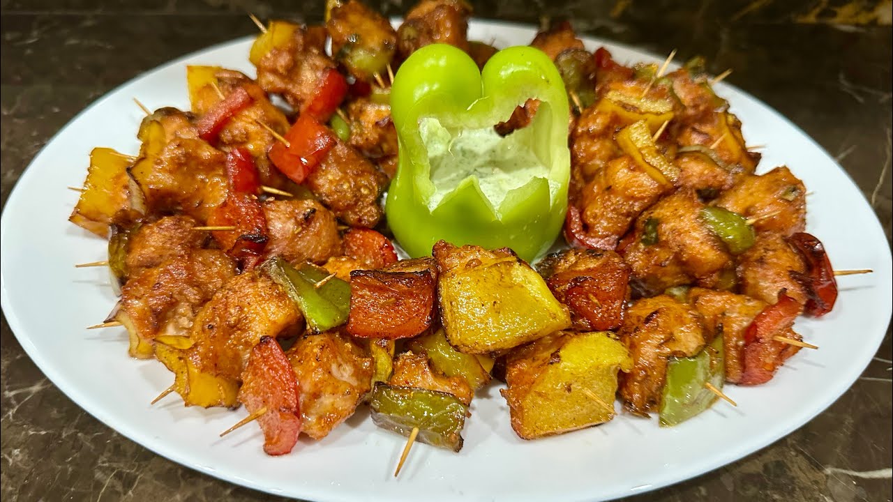 طرز تهیه کباب سینه مرغ/Chiken kabab