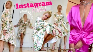 Ich nähe mir mal wieder ein INSTAGRAM-Kleid nach 🥂