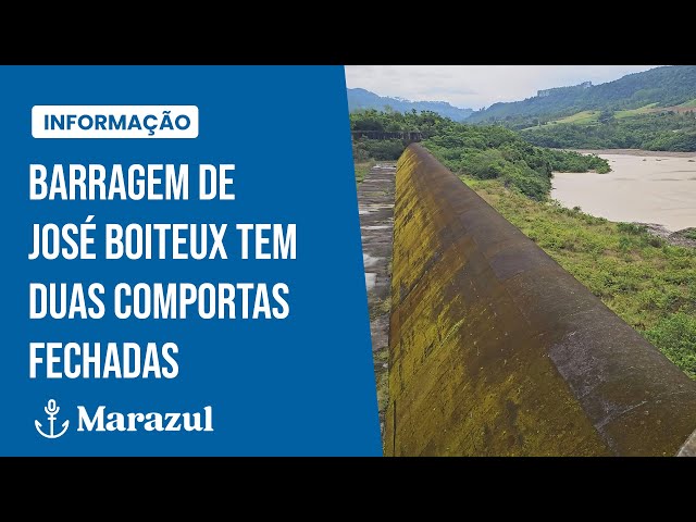 José Boiteux: comporta de barragem emperra e operação não é