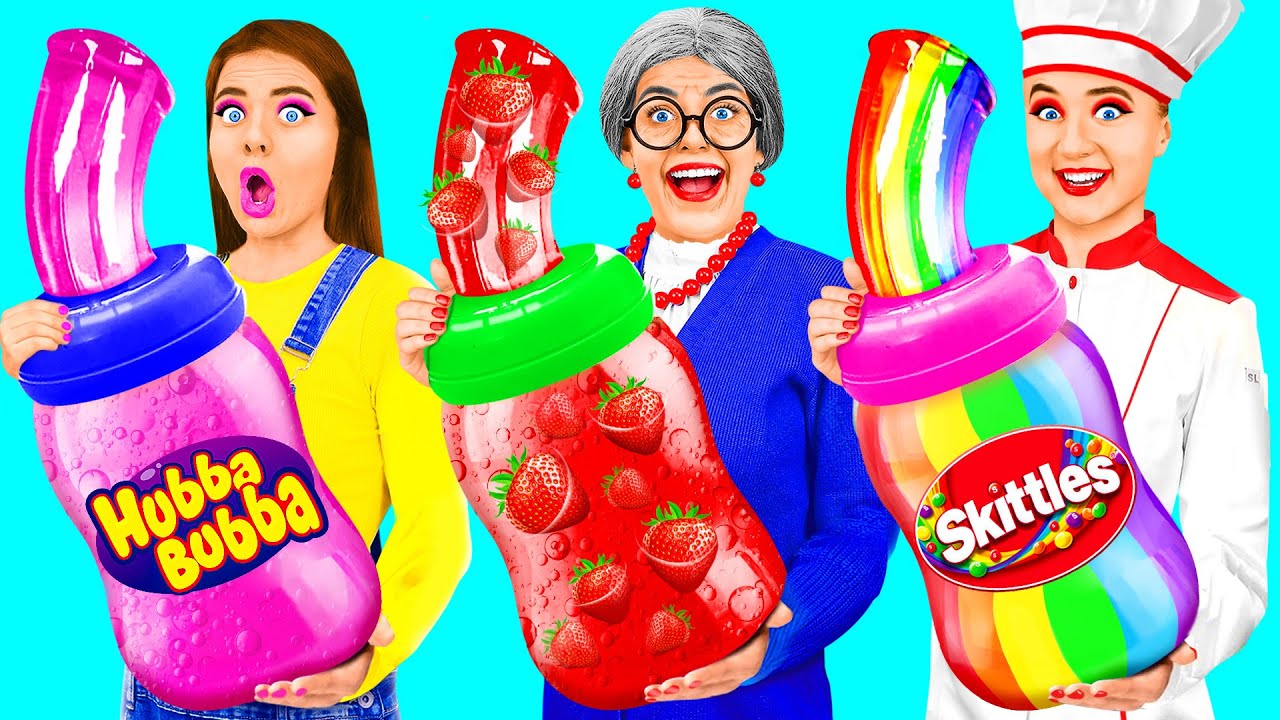 Кулинарный Челлендж: Я против Бабушки | Вкусные Рецепты от TeenTeam Challenge