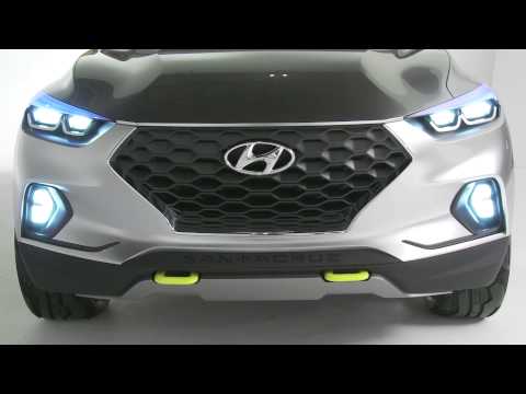 Hyundai Santa Cruz Crossover Truck Concept video debut