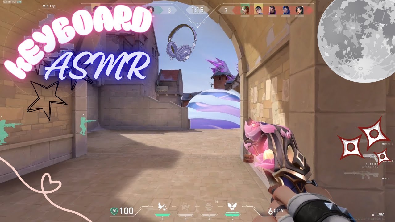 Valorant ASMR // chilling in swiftplay ₊˚⊹☆ {Keyboard creamy sounds 😴}