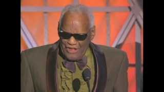 Video thumbnail of "Ray Charles Inducts Billy Joel into the Rock and Roll Hall of Fame"