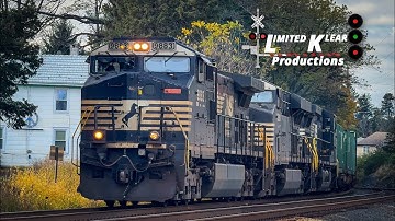 NS 28X C40-9W leader ES40DC AC44C6M in Warnersville PA with cool crew and nice K5LA 