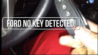 How to start 2015 Ford Taurus with dead key fob