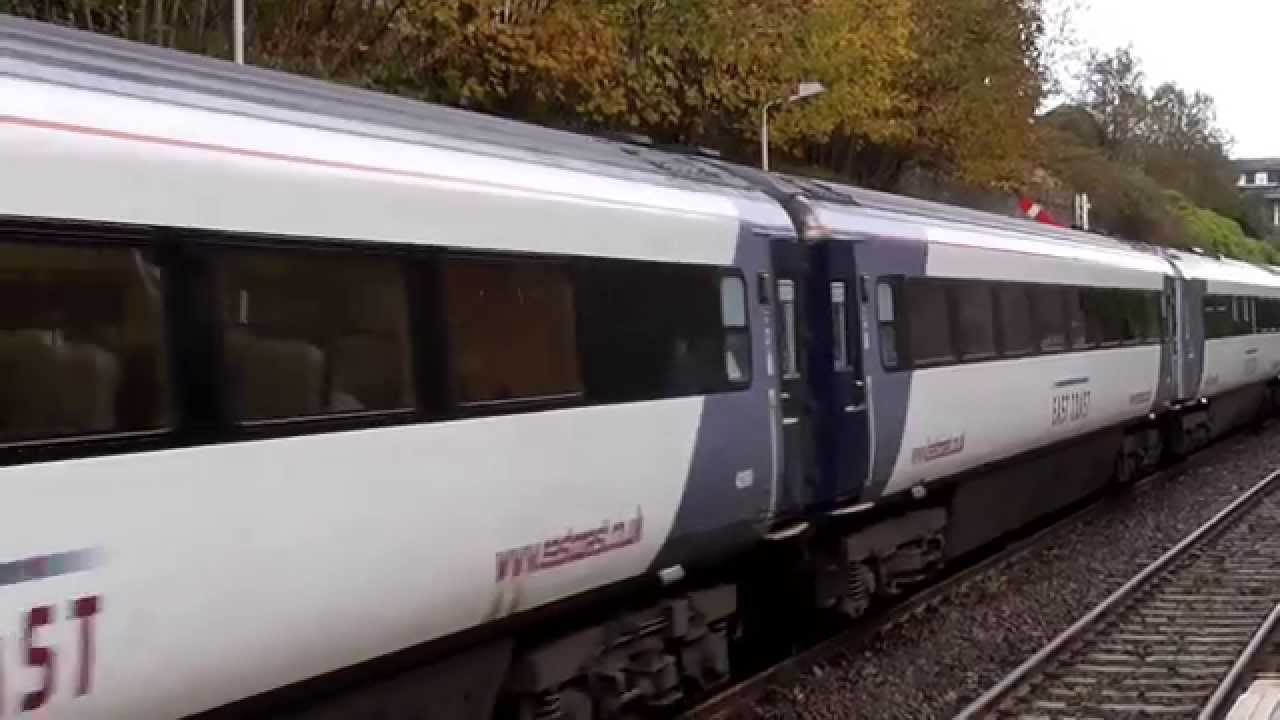 Trains At Arbroath Station (Night And Day) 2014