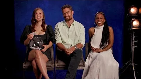 Theo James, Rose Williams and Crystal Clarke discu...