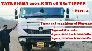 #Tata_Signa_2823.K_HD_9S_BS6_Tipper Warranty details screenshot 4