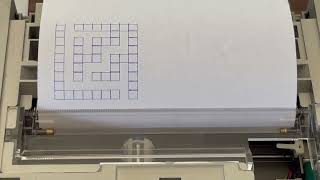 Casio PB-770 Pocket Computer with FA-10 Printing a Maze