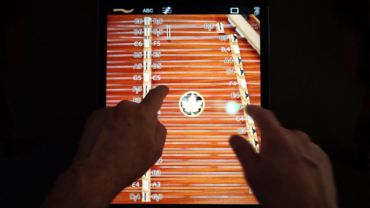 Dusty Strings D550 Hammered Dulcimer for iPad "Planxty Eleanor