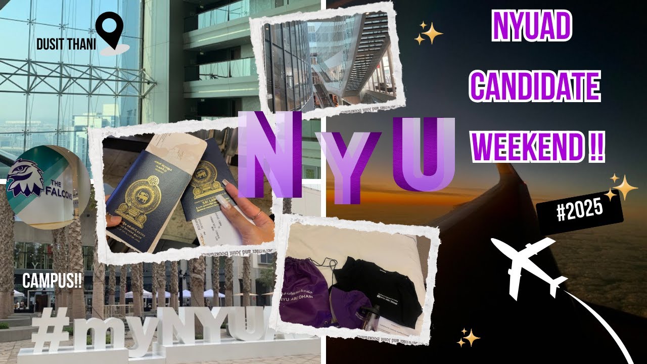NYUAD Candidate Weekend 2025 !! 🇦🇪🐪 Class of 2030 !!💜