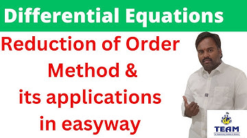 Reduction of order method/General solution by METHOD OF REDUCTION OF ORDER/in English