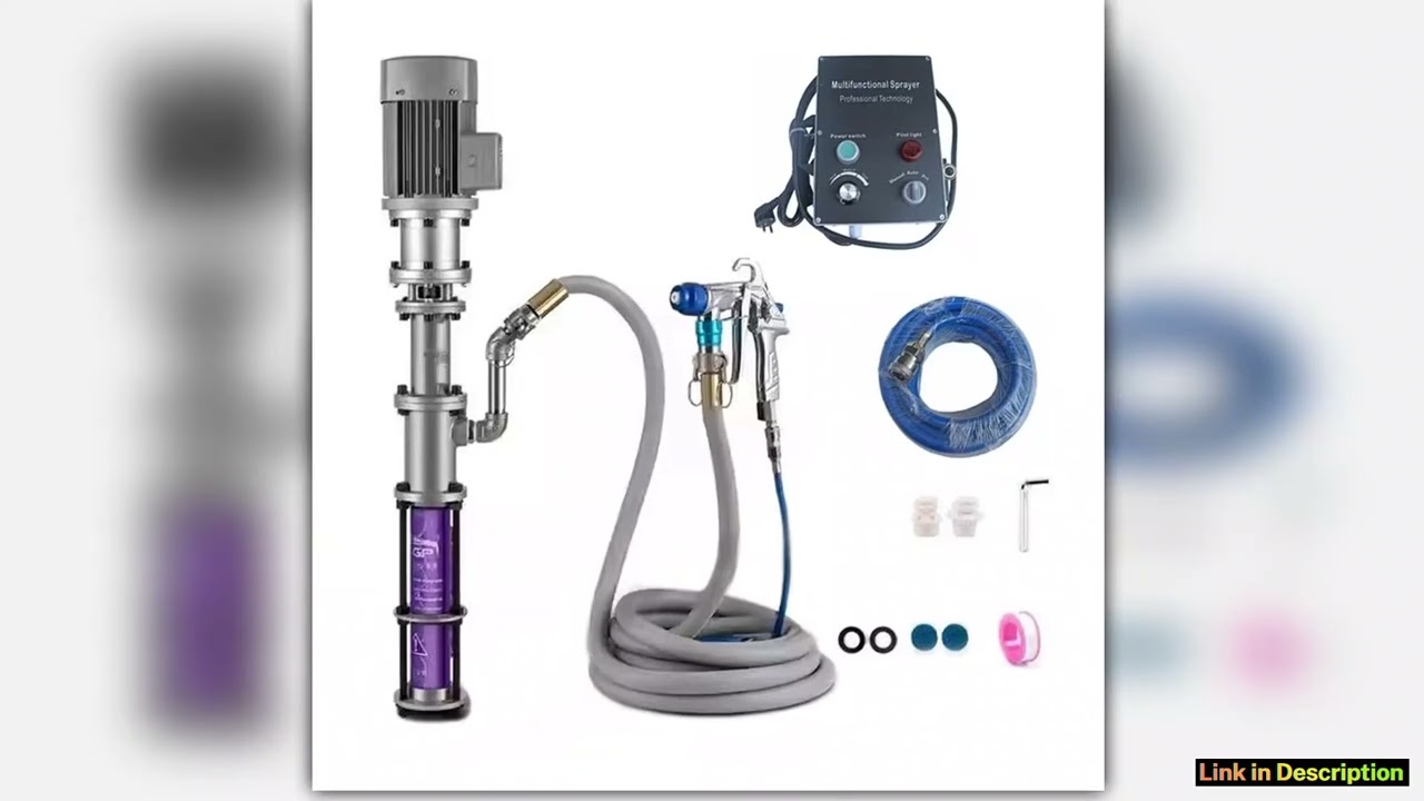 30KW Brushless Motor Multifunctional Portable Real Stone Spraying Machine Putty Coating Device High