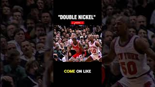 MJ Scores 55 at MSG vs Knicks | Pure Greatness! #shorts