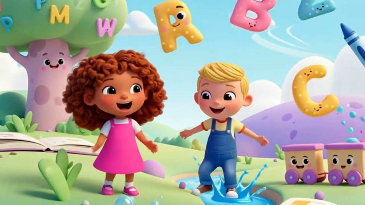 ABC Song A to Z 🎶 | Alphabet Rhymes for Kids | Learn Letters with Music