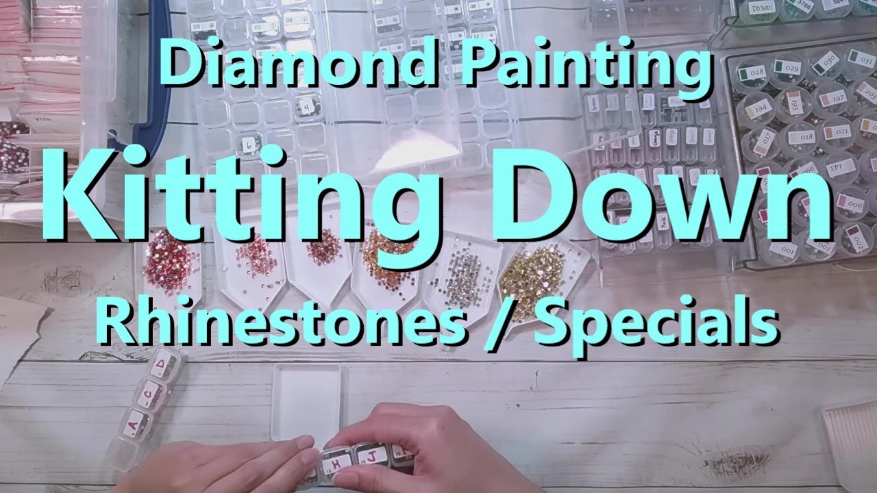 Diamond Painting Kitting Down - Rhinestones & Specials - YouTube