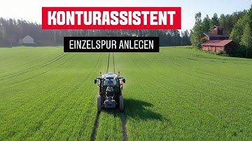 Valtra Konturassistent | Einzelspur anlegen