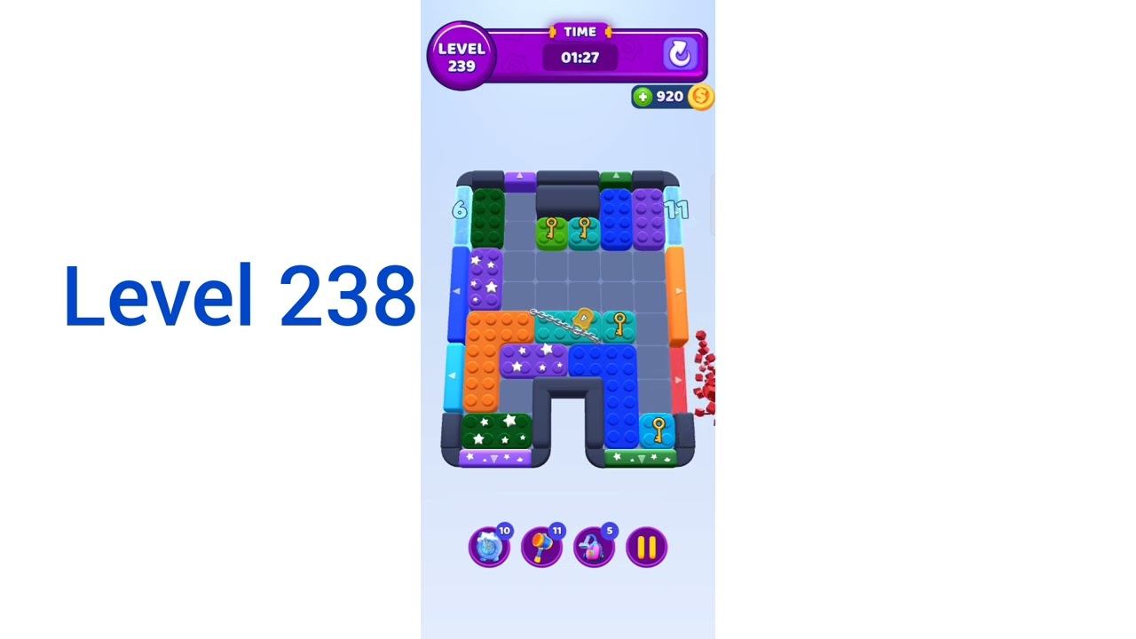 Color Block Jam Level 239 Walkthrough - YouTube